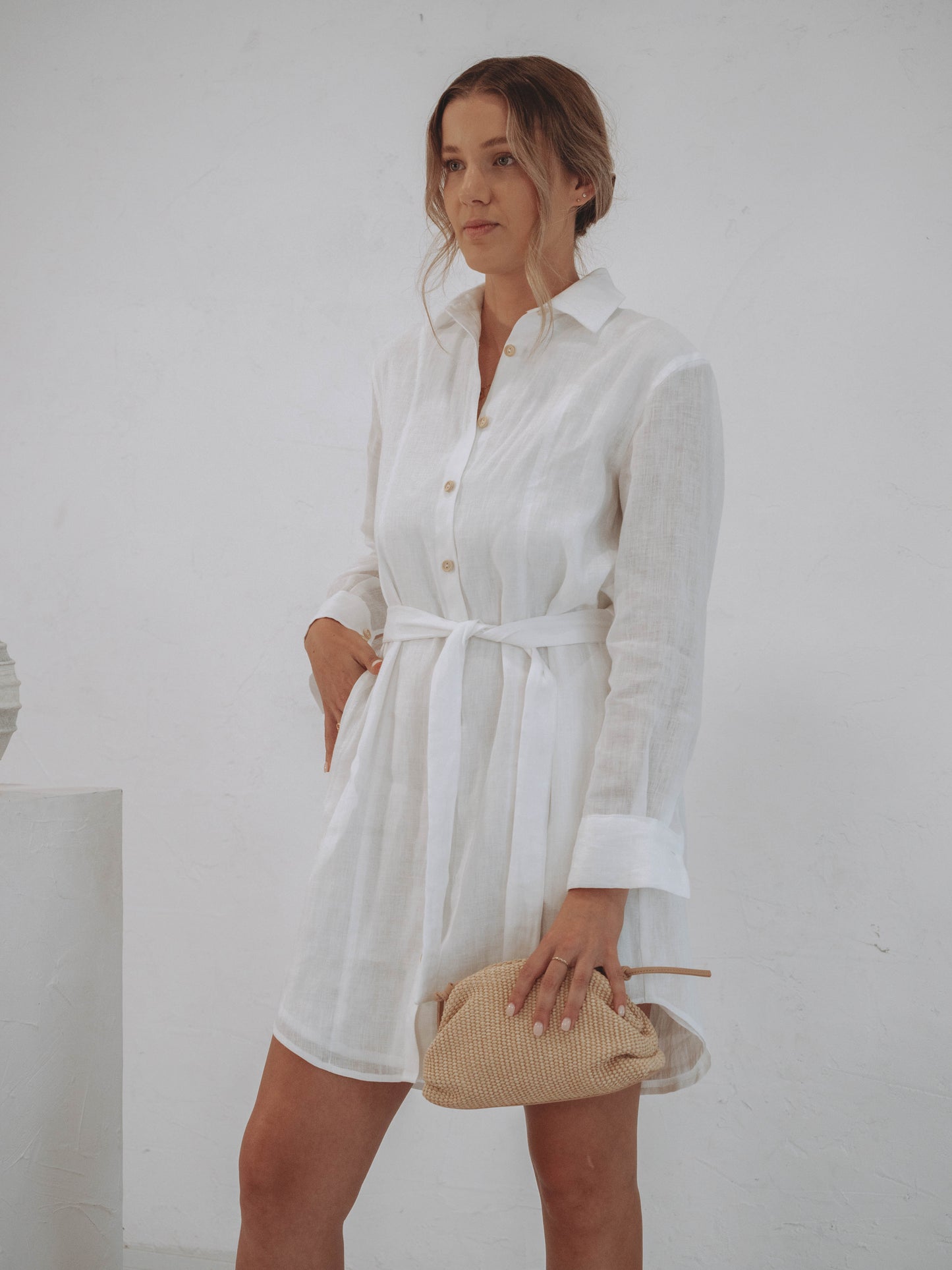 Grange Dress - White