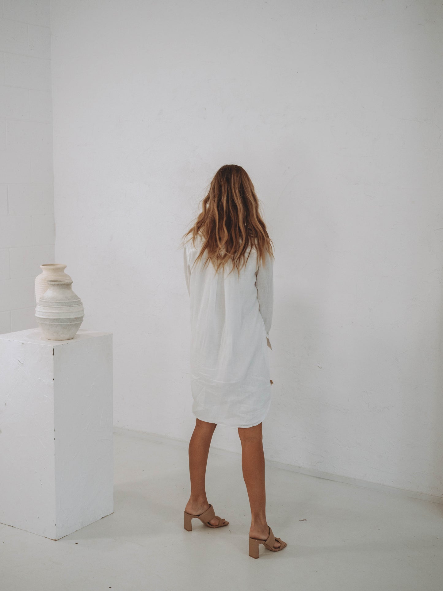 Grange Dress - White